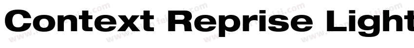Context Reprise LightExp SSi Normal字体转换